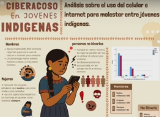 Portada del proyecto Cibermolestia - Una perspectiva en jóvenes indígenas en los altos de Chiapas